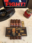 Trump Cigars (4-Pack) + Trump Banknote & Gold Bar Collectibles