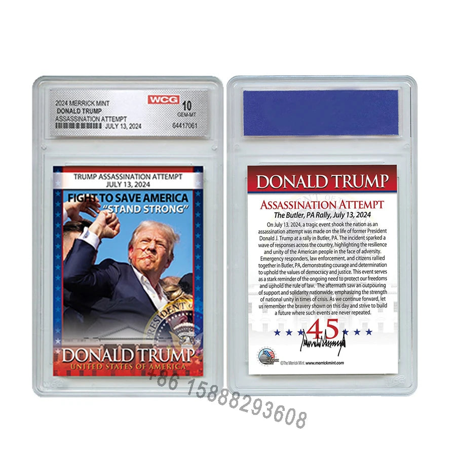 Collectible Souvenir Trump Trading Card Set