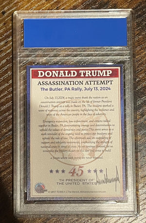 Collectible Souvenir Trump Trading 2-Card Set