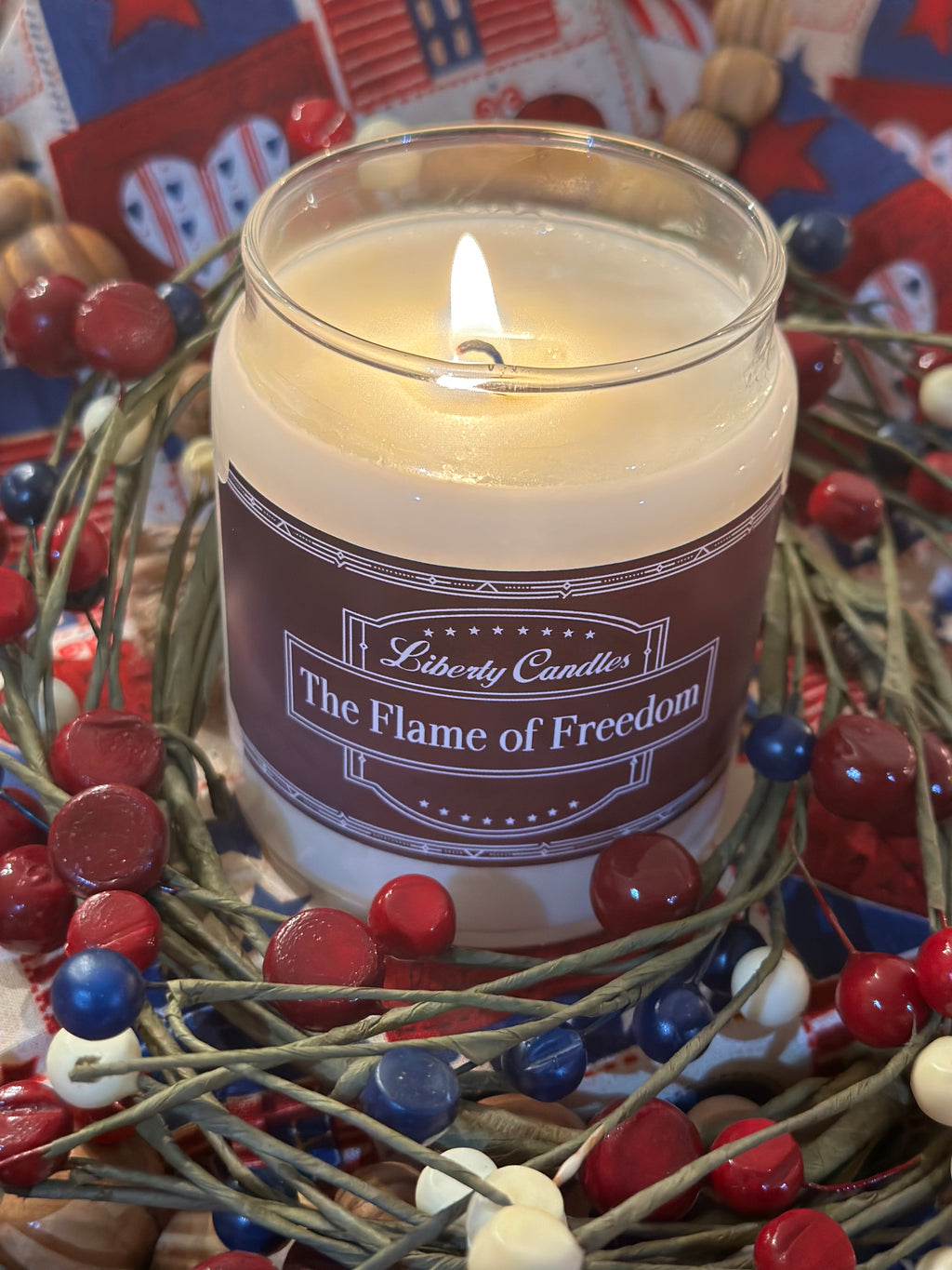 The Flame of Freedom Candle