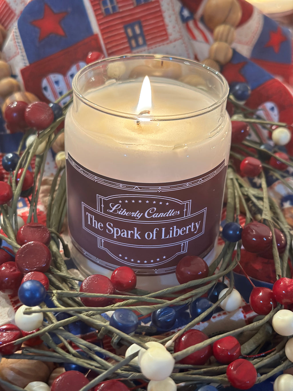 The Spark of Liberty Candle